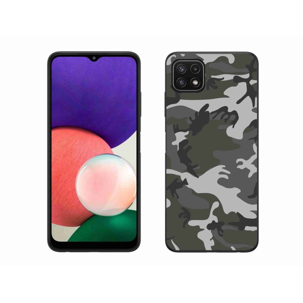 Gél védőhuzat mmCase Samsung Galaxy A22 5G - terepszínű mintázatú tokhoz