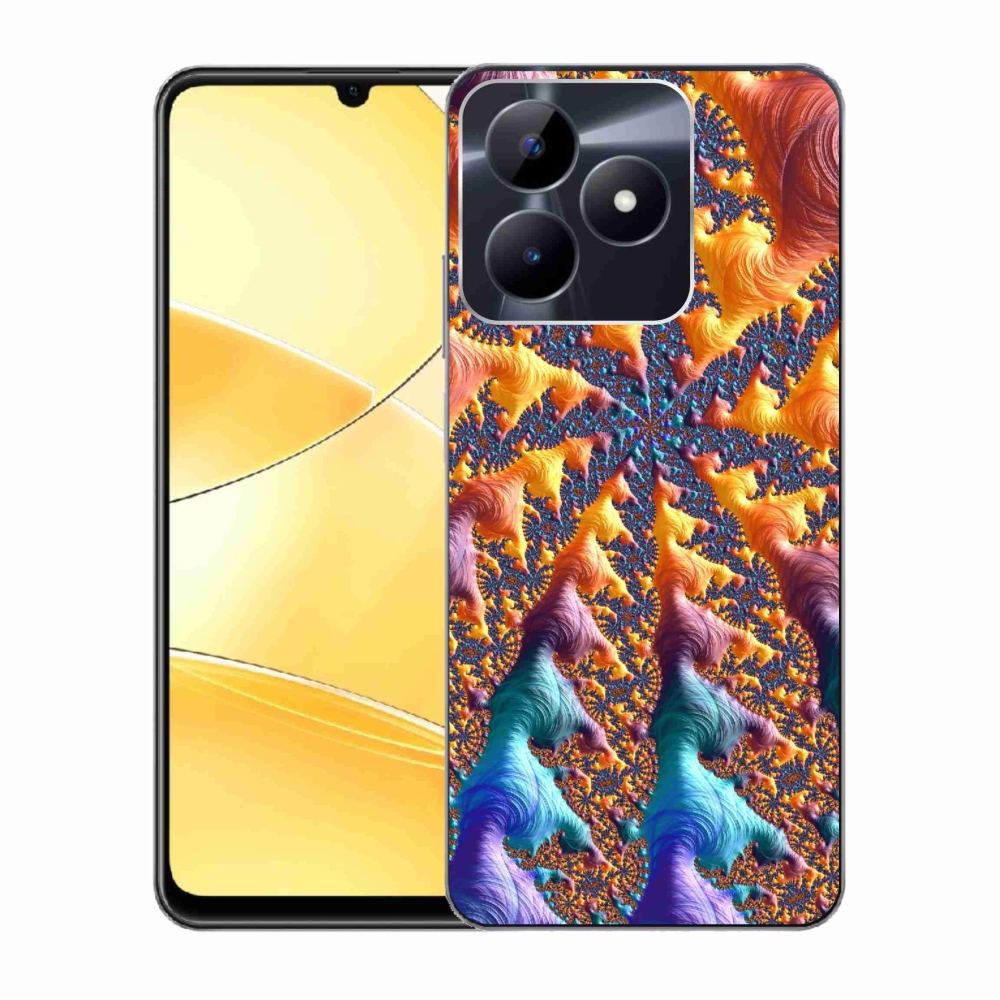 Zselés borító mmCase a Realme C51/C53 készülékhez - absztrakt motívum 23