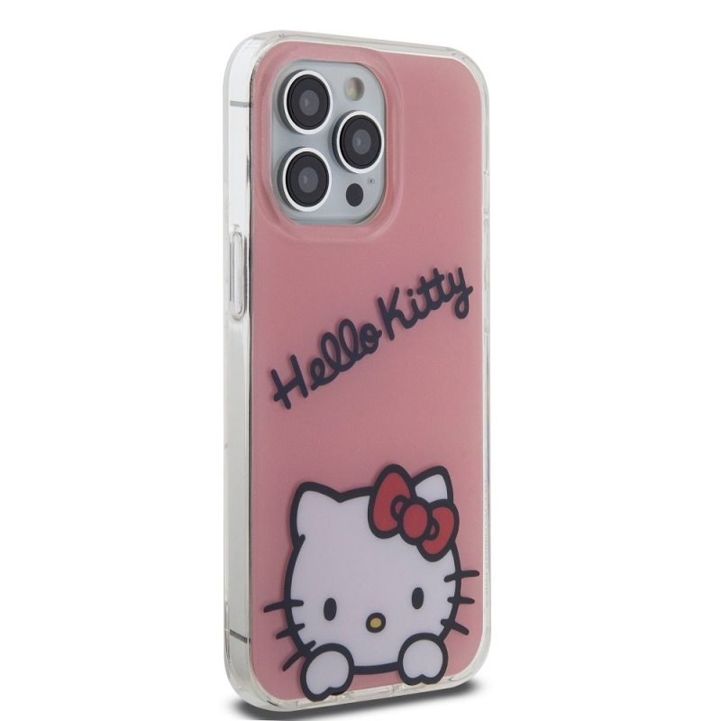 Hello Kitty IML Daydreaming logós hátlap iPhone 13 Pro rózsaszínű készülékhez