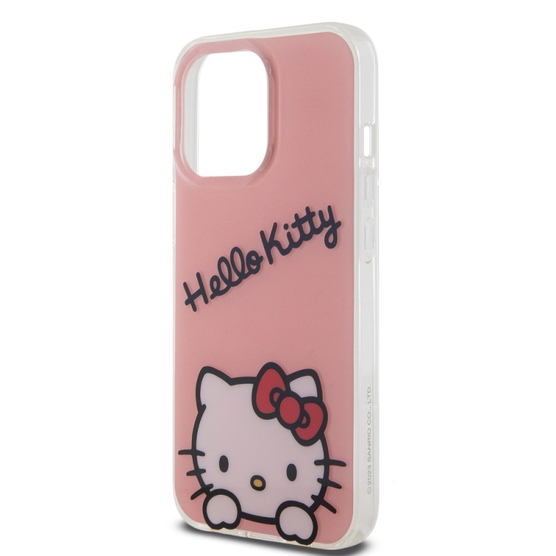 Hello Kitty IML Daydreaming logós hátlap iPhone 13 Pro rózsaszínű készülékhez