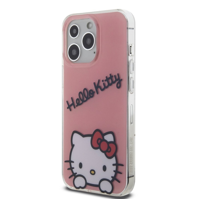 Hello Kitty IML Daydreaming logós hátlap iPhone 13 Pro rózsaszínű készülékhez