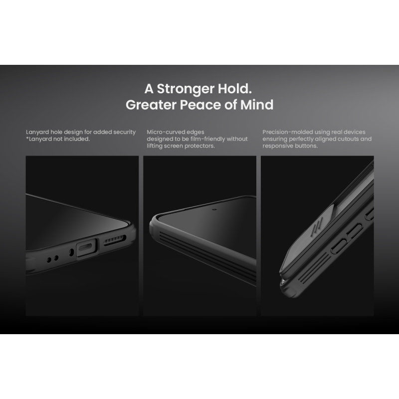 Nillkin CamShield PRO hátsó tok a Xiaomi 17T Pro-hoz, fekete