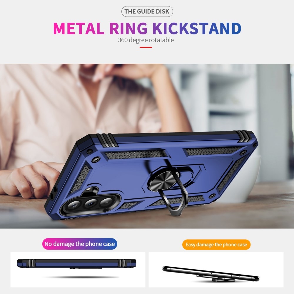 Gyűrűk tartós borítója Samsung Galaxy A56 5G - kék