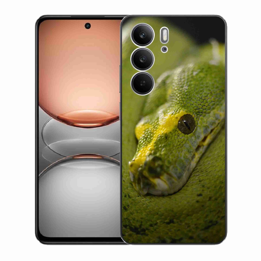 Zselés borítás mmCase a Realme C75 készülékhez - kígyó 2