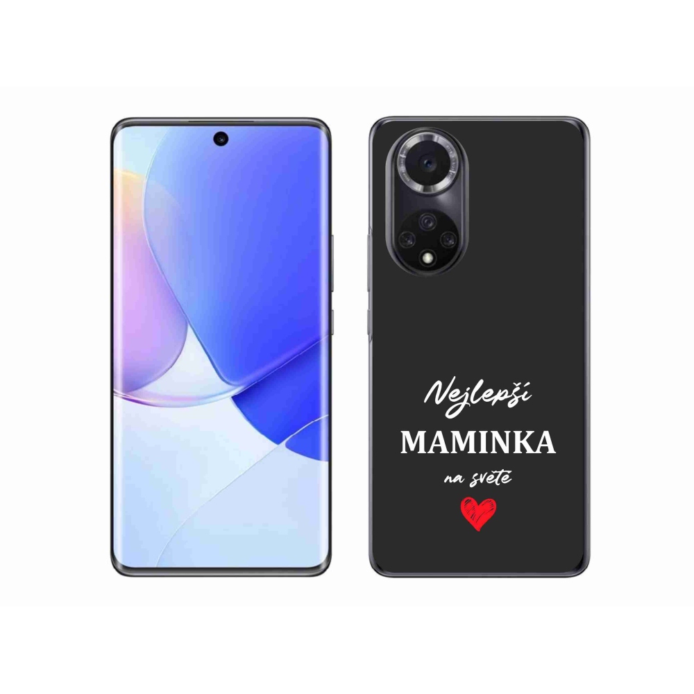 Zselés borító mmCase a Honor 50 készülékhez - legjobb anya 1 fekete háttér