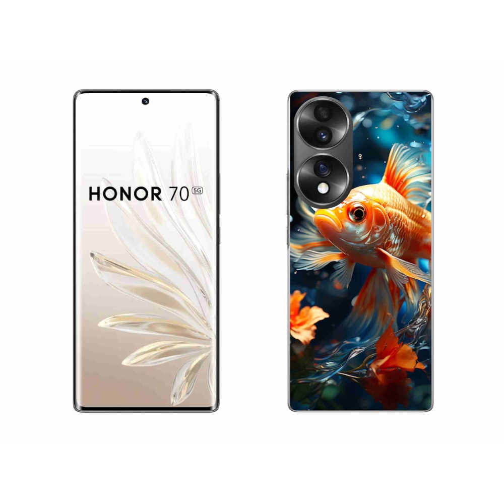 Zselés borítás mmCase a Honor 70-hez - halakhoz