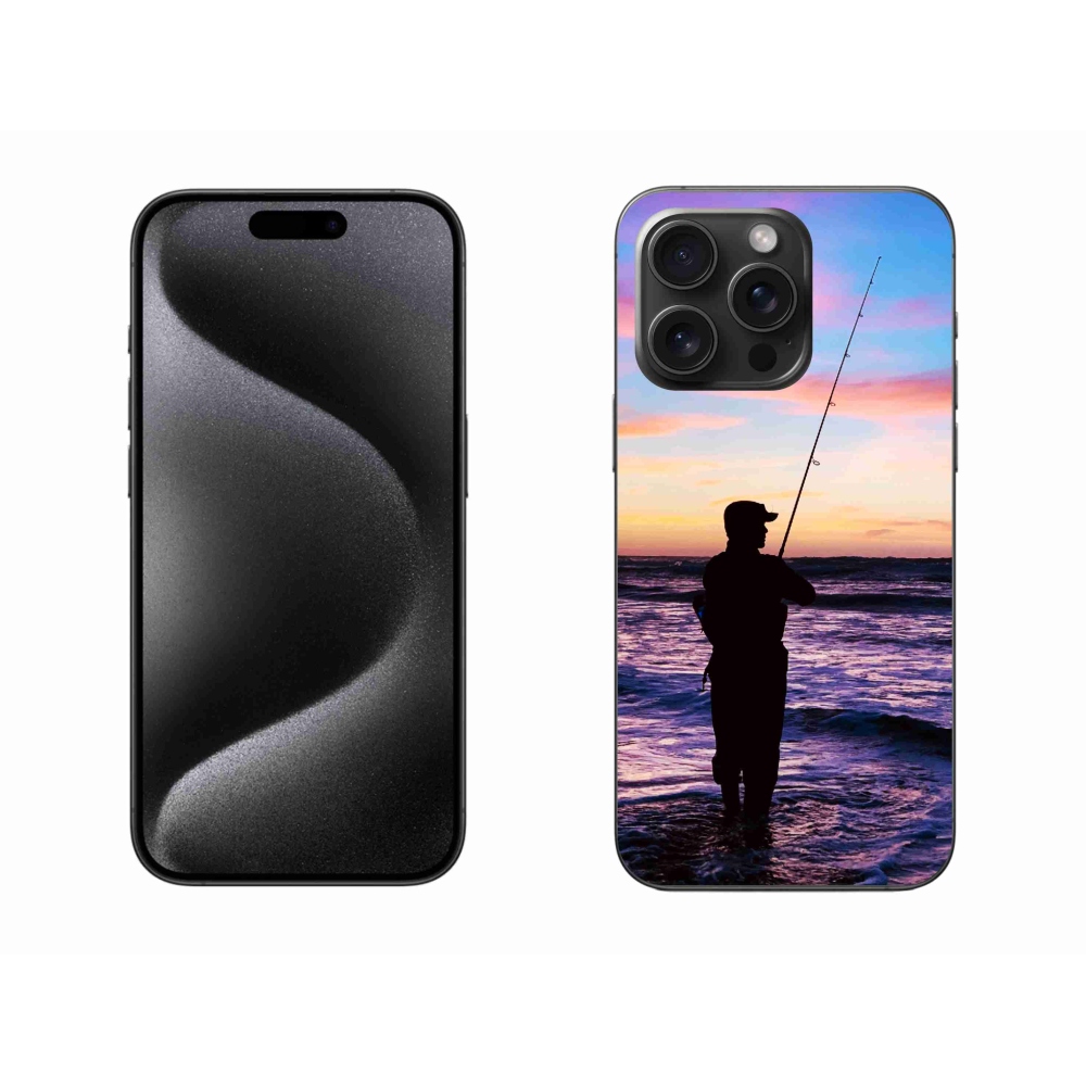 Gél védőburkolat mmCase iPhone 15 Pro Max készülékhez - Fishing 1