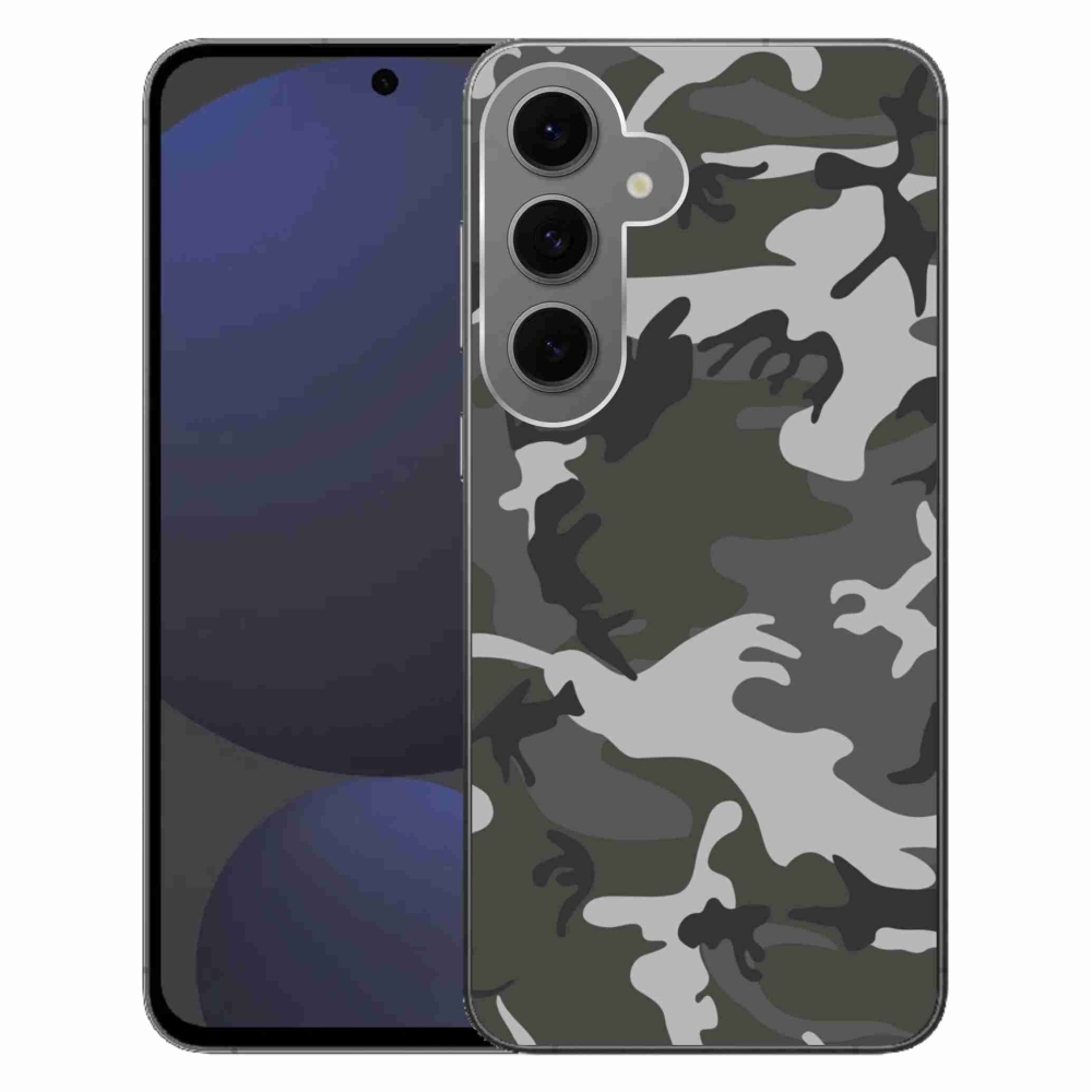 Zselés borítás mmCase Samsung Galaxy S24 FE készülékhez - álcázó mintázat