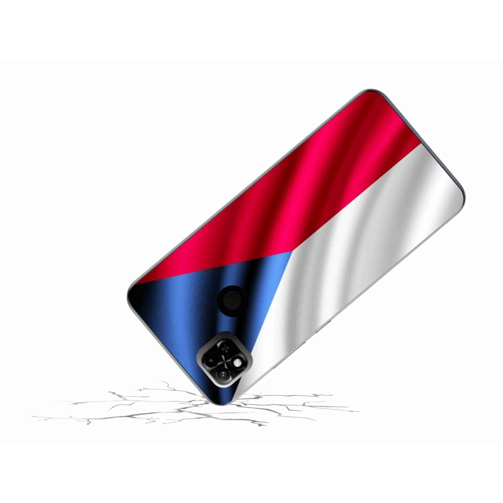 Gél borítás mmCase a Xiaomi Redmi 10A - cseh zászlóhoz
