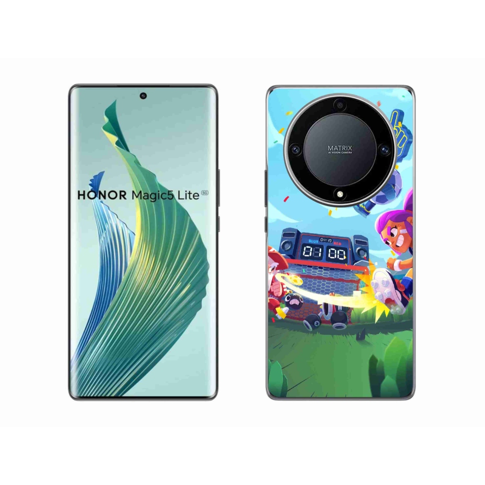 Gél borítás mmCase a Honor Magic 5 Lite 5G számára - verekedés csillagok 1