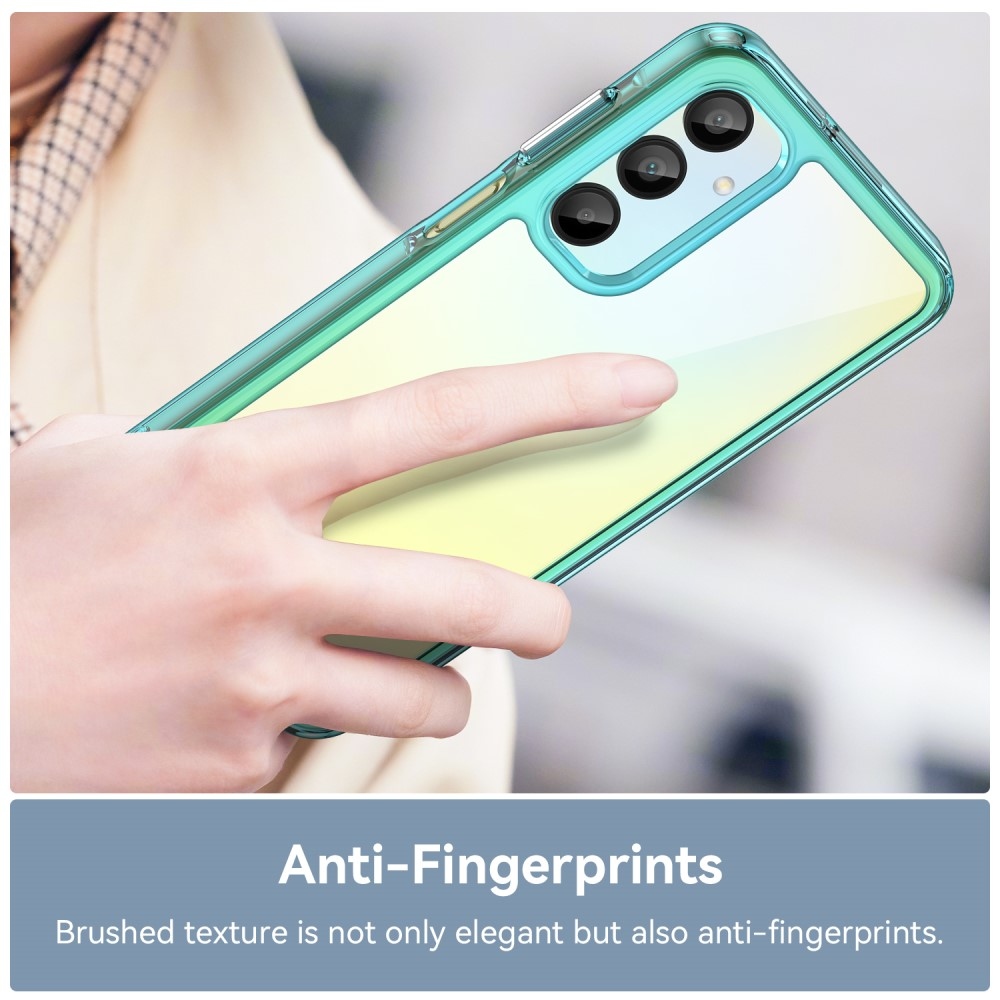 Gél tok kemény hátlappal Samsung Galaxy A16 4G/5G készülékhez - világoskék színben