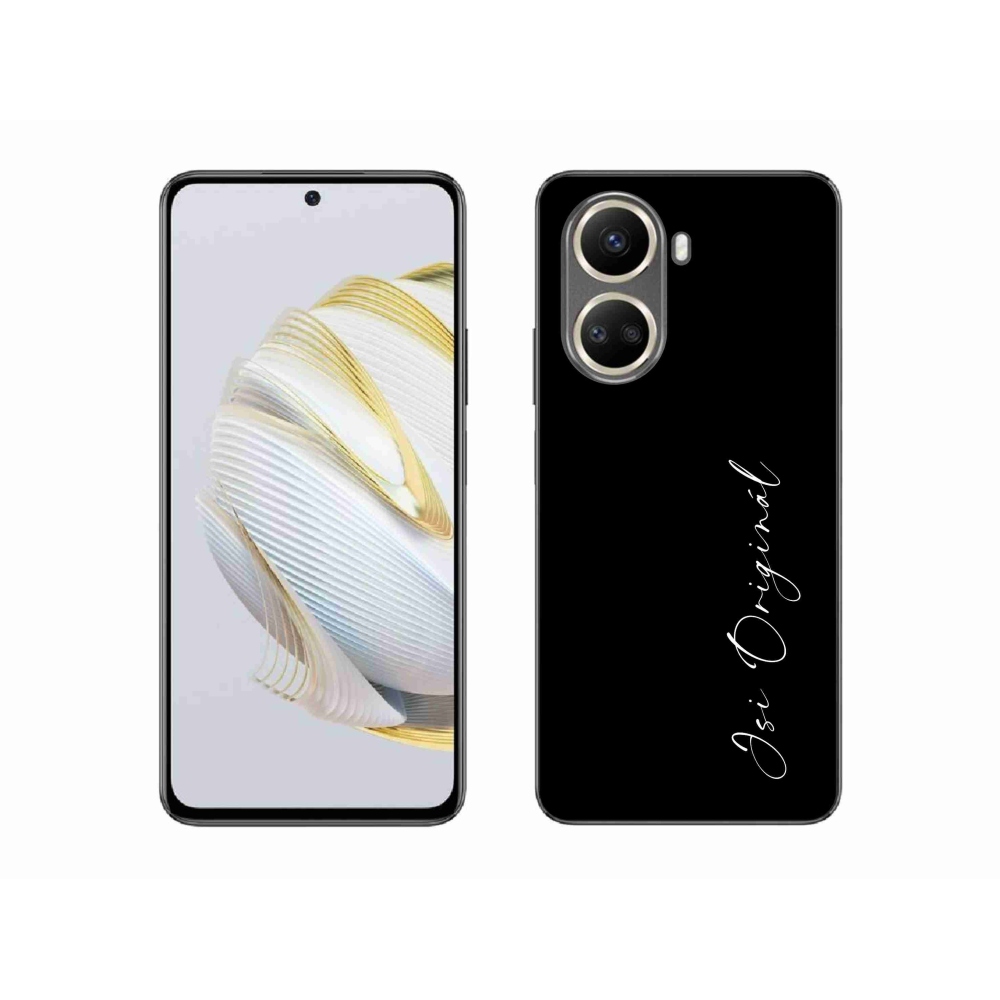 Gél borító mmCase a Huawei Nova 10 SE-n - te vagy az eredeti fekete háttér