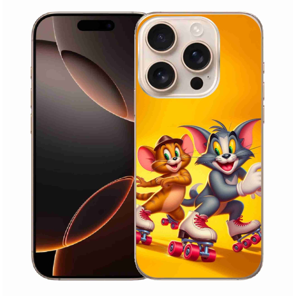 Zselés borítás mmCase iPhone 16 Pro Max készülékhez - tom a jerry
