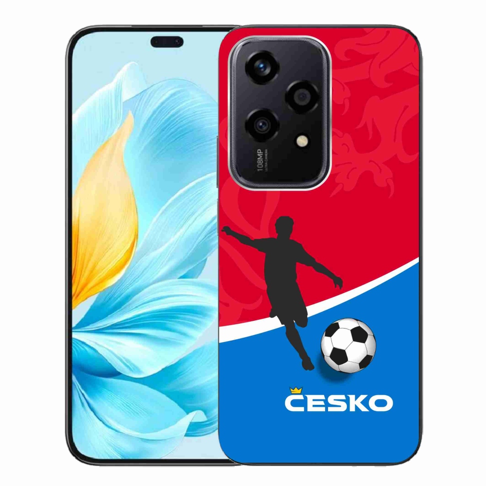 Gél borítás mmCase a Honor 200 Lite 5G számára - futball Csehország