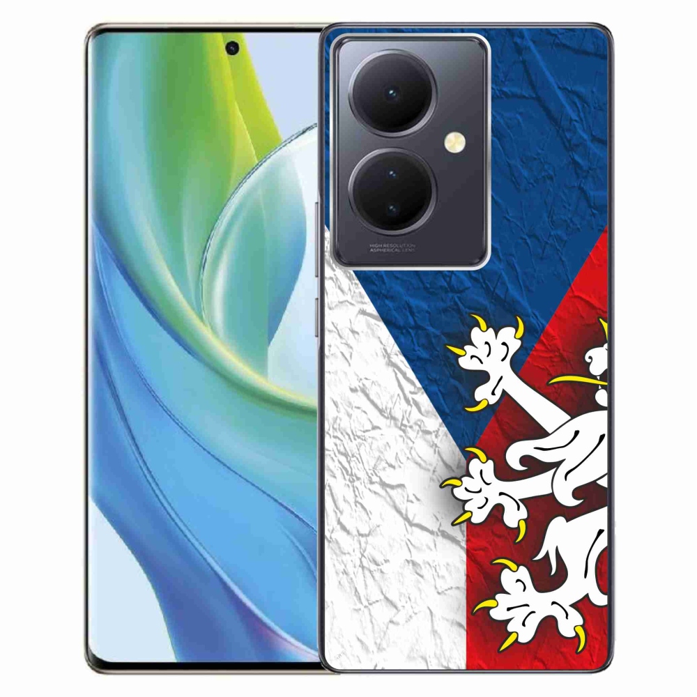 Gél borítás mmCase a Vivo V29 Lite 5G - cseh zászlóra 1