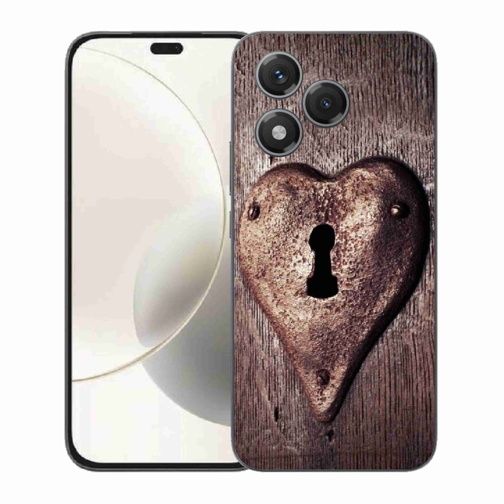 Zselés borítás mmCase a Honor 400 Lite-hoz - szív alakú zár