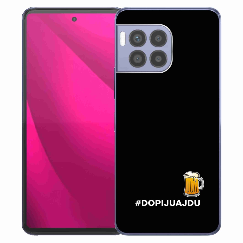 Gél borítás mmCase a T-Mobile T Phone 2 Pro készülékhez - sör motívum 1 fekete háttér