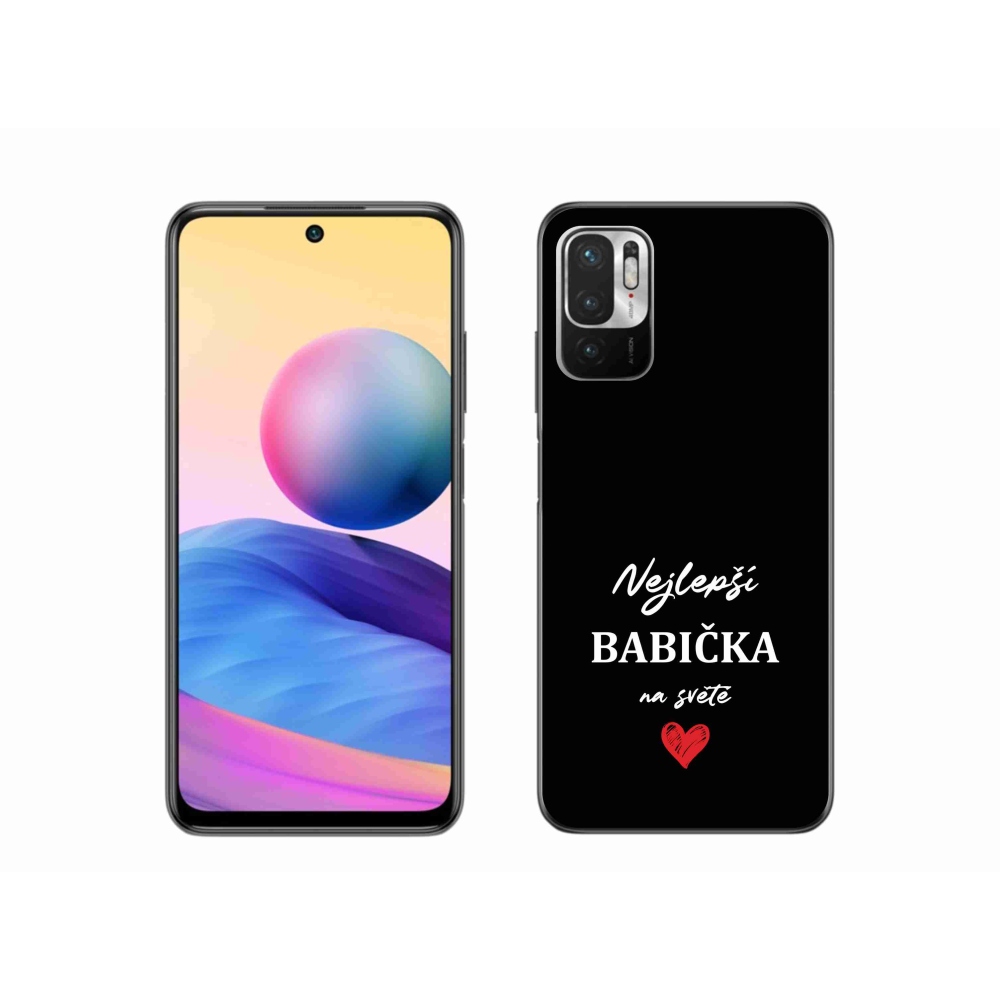 Gél borító mmCase a Xiaomi Poco M3 Pro/5G számára - a legjobb nagymama 1 fekete háttérrel