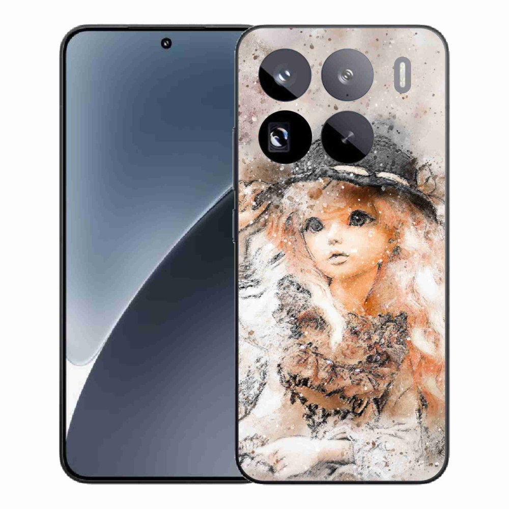 Gél borítás mmCase a Xiaomi 15 Pro-hoz - lány kalapban