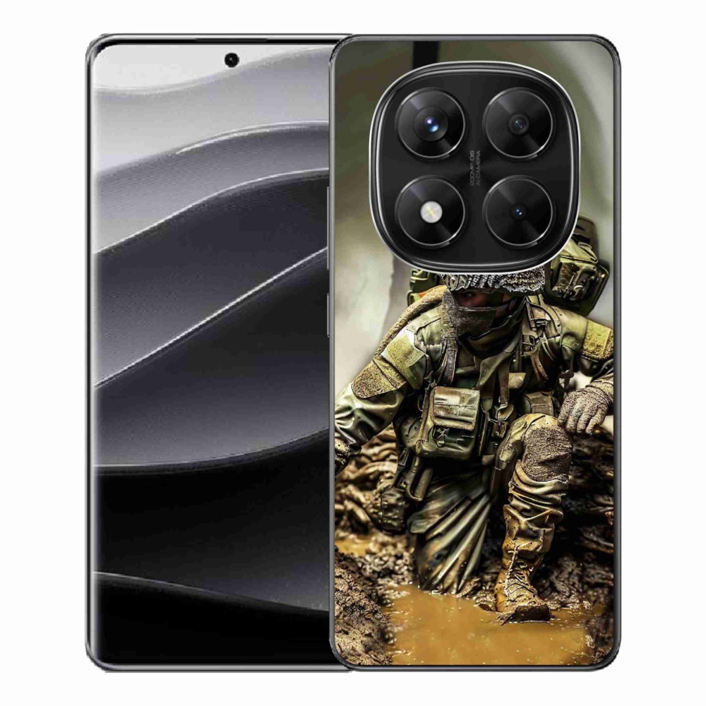 Gél borító mmCase a Xiaomi Redmi Note 14 Pro 5G/Poco X7 5G - katonás
