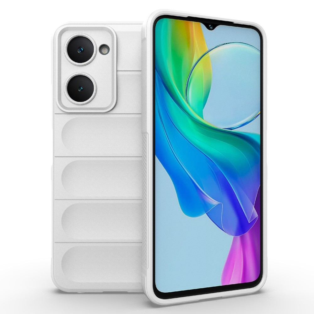 Rugg tartós zselés tok a Vivo Y28s 5G készülékhez - fehér