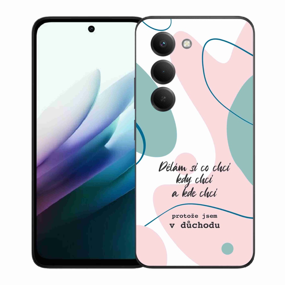 Gél borító mmCase a Xiaomi Redmi 15 4G/5G (171mm) - vicces szöveg 10 fehér háttérrel