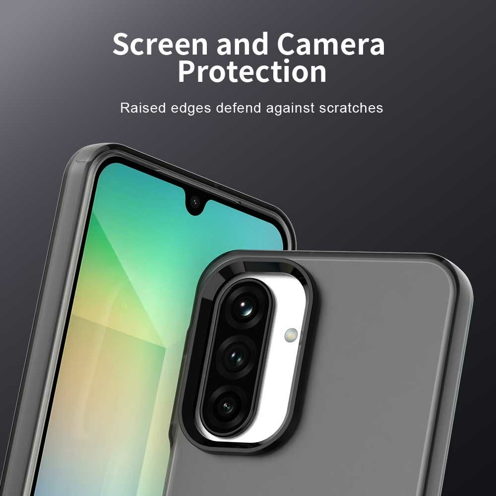 Candy matt zselés tok Samsung Galaxy A26 5G - fekete