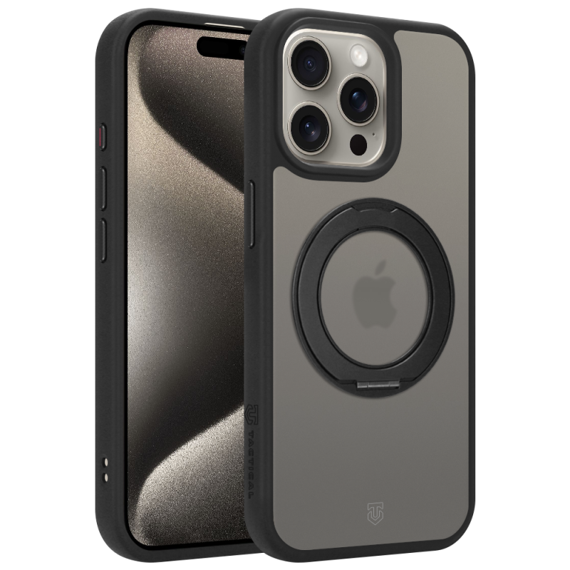 Tactical MagForce Hyperstand tok az Apple iPhone 15 Pro Max-hoz, Asphalt színben