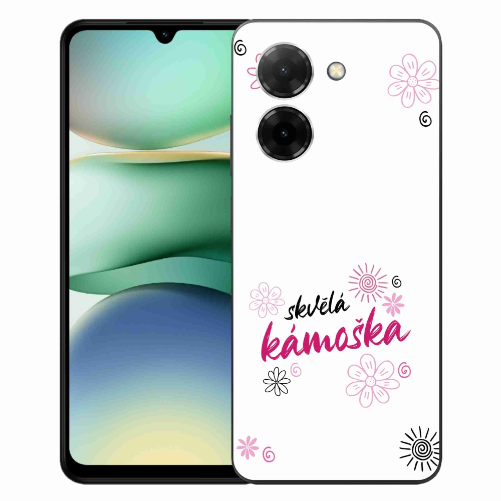 Gél borító mmCase a Xiaomi Redmi A5 (171.7x77.8x8.3mm) - nagyszerű barát fehér háttérrel