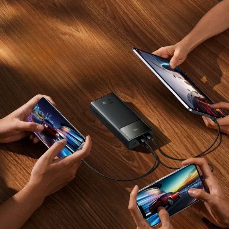 Baseus EnerFill 22,5 W-os 30 000 mAh-s powerbank, Cosmic Black