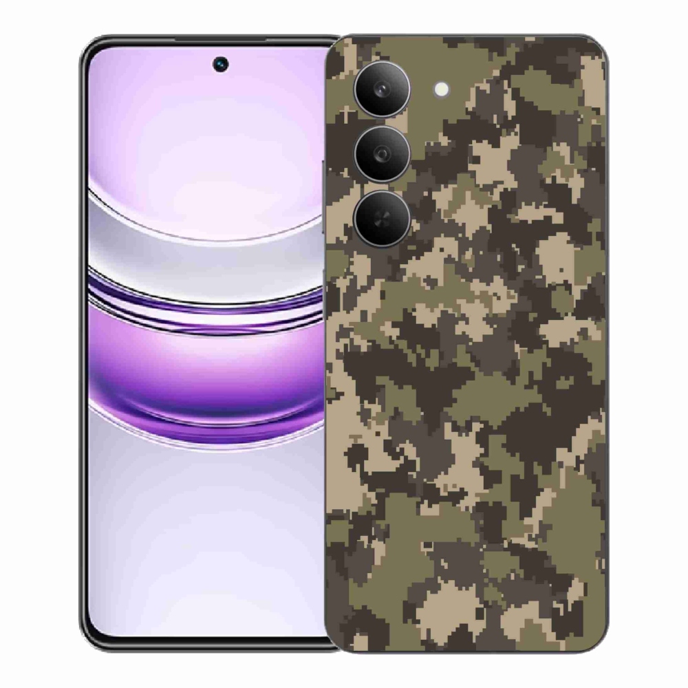 Gél borítás mmCase a Realme 14x 5G készülékhez - álcázó minta 12