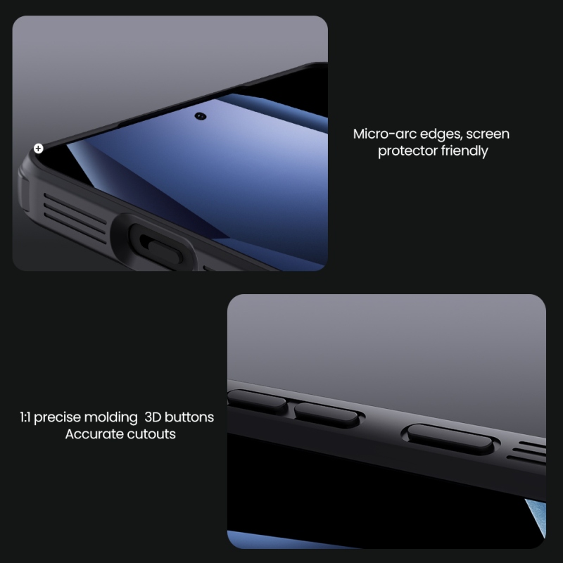 Nillkin CamShield PRO hátlap a OnePlus 13R-hez Fekete