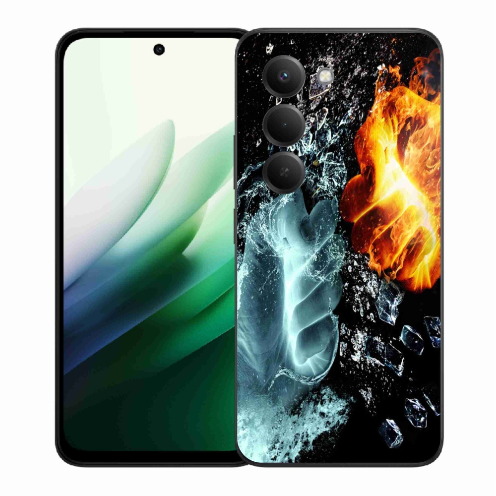 Gél borítás mmCase a Xiaomi Redmi 15 5G - víz és tűz számára