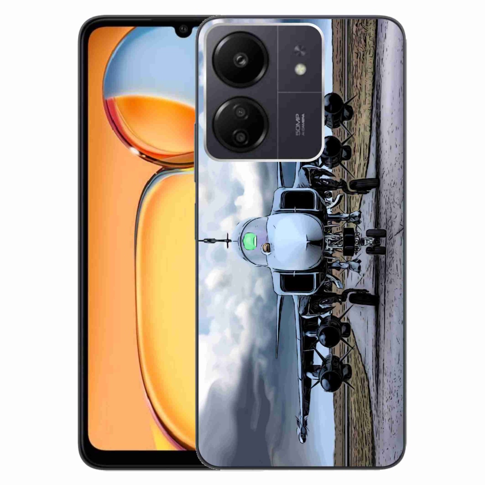 Gélburkolat mmCase a Xiaomi Poco C65/Redmi 13C - katonai repülőgépekhez