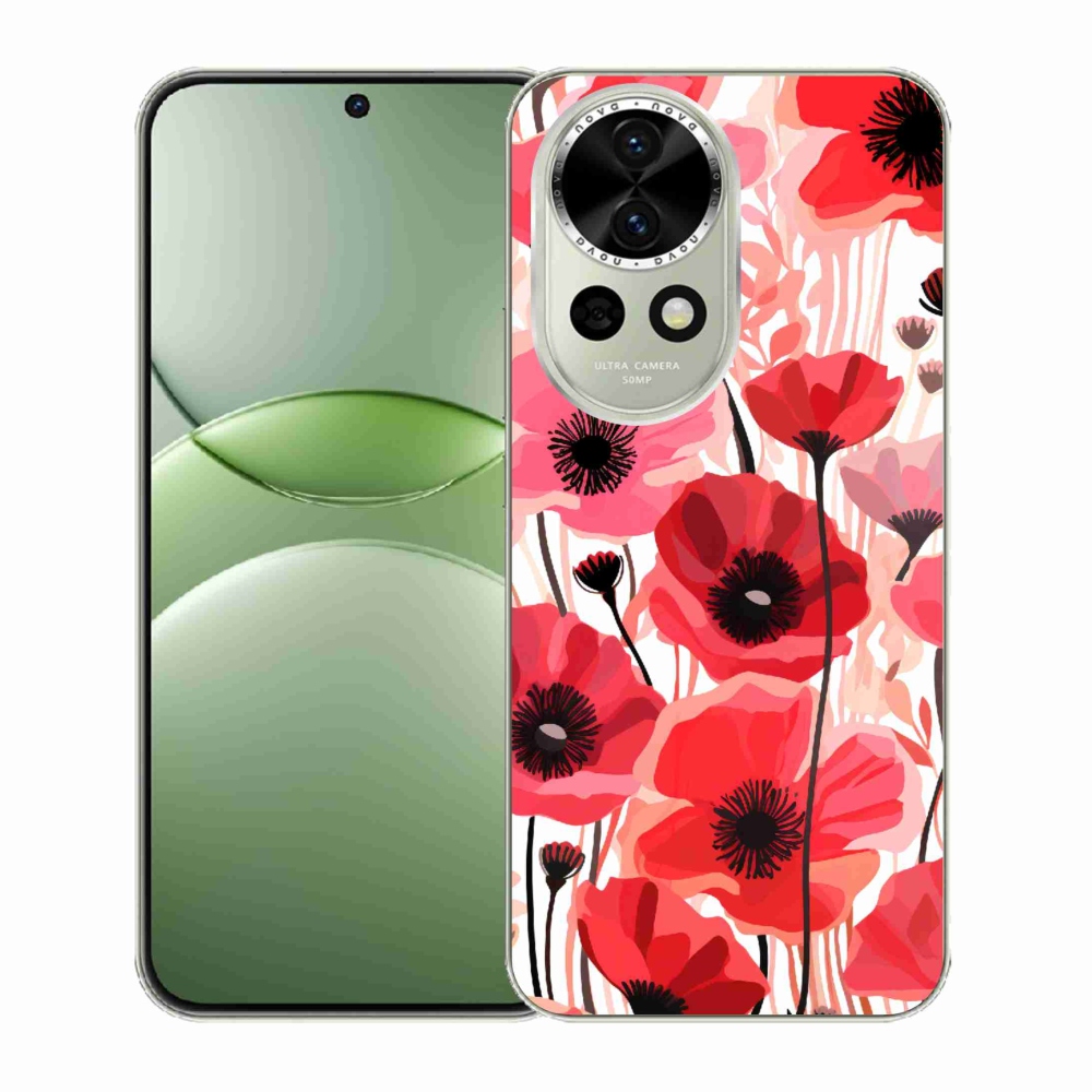 Gél borítás mmCase a Huawei Nova 13 5G készülékhez - mákos 1