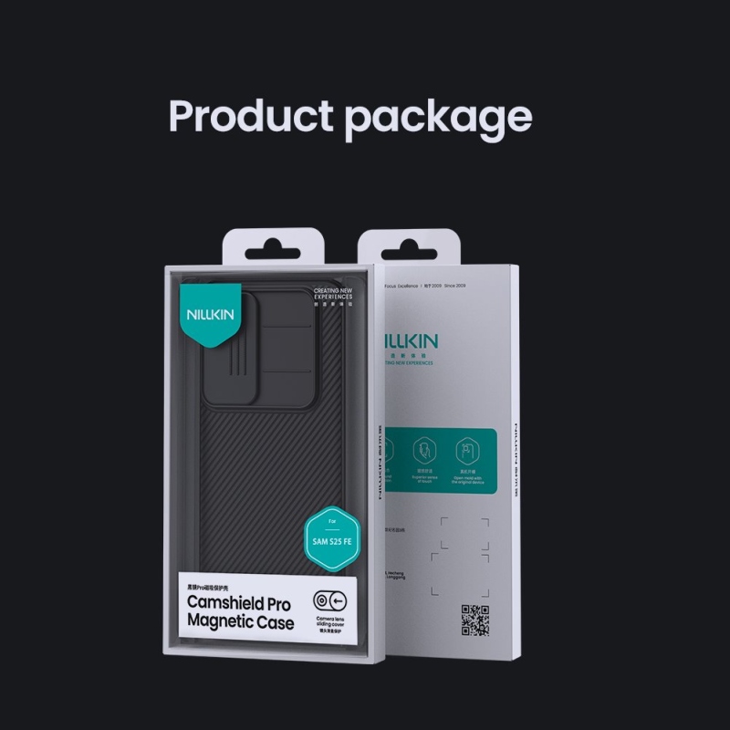 Nillkin CamShield PRO mágneses hátlap Samsung Galaxy S25 FE Fekete