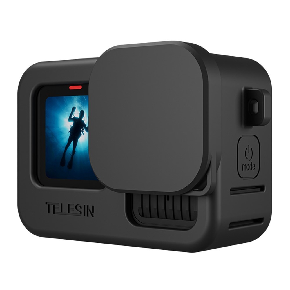 TELESIN szilikon védőtok lencsevédővel GoPro Hero 13/12/11/10/9 kamerákhoz