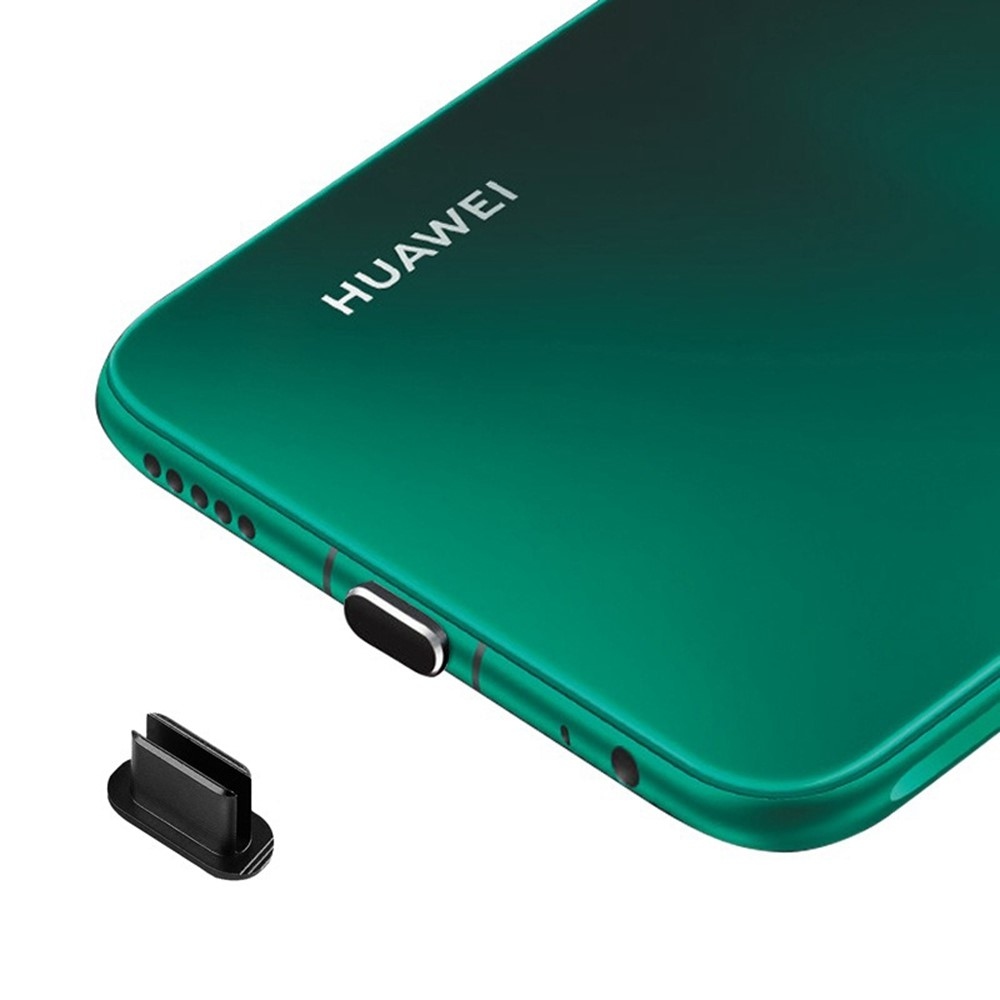 Alumínium porvédő a USB-C-csatlakozóhoz – fekete