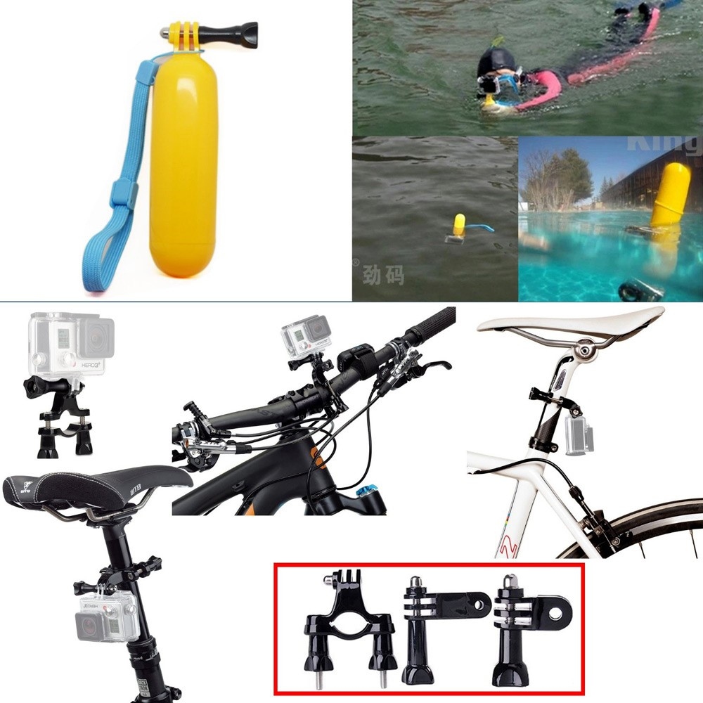 10 darabos akciókamera tartozékkészlet