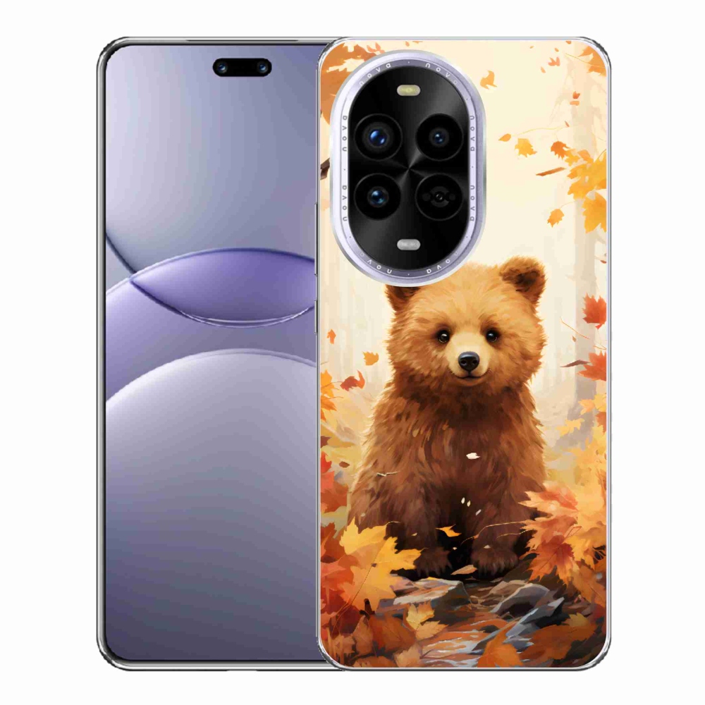 Gél borítás mmCase a Huawei Nova 13 Pro 5G számára - medve az erdőben
