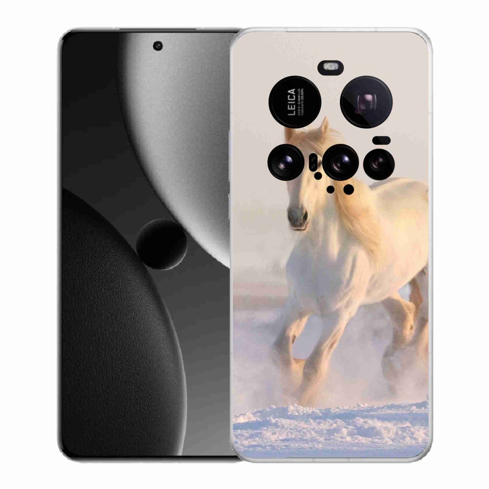 Gél borítás mmCase a Xiaomi 15 Ultra számára - ló a hóban