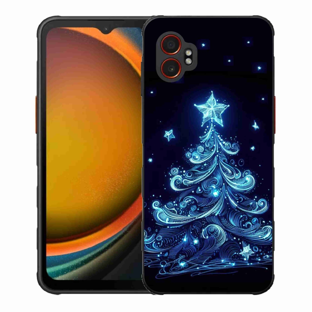 Gél borítás mmCase Samsung Galaxy Xcover 7 Pro - neon karácsonyfa 4