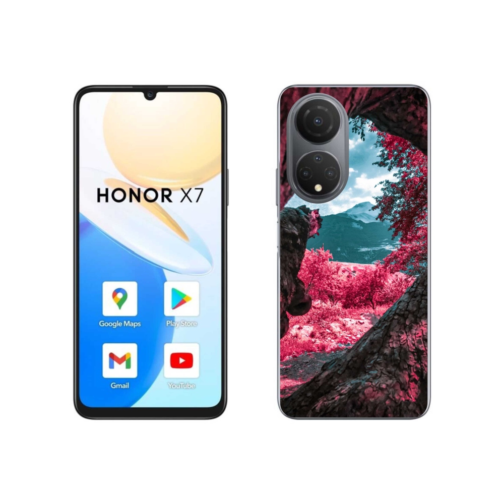 Zselés borítás mmCase a Honor X7-hez - hegyi kilátás