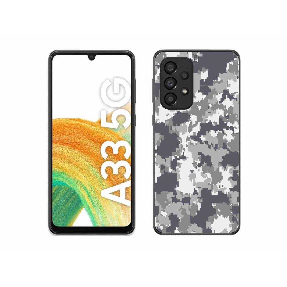 Gél védőhuzat mmCase Samsung Galaxy A33 5G - terepszínű mintázat 2