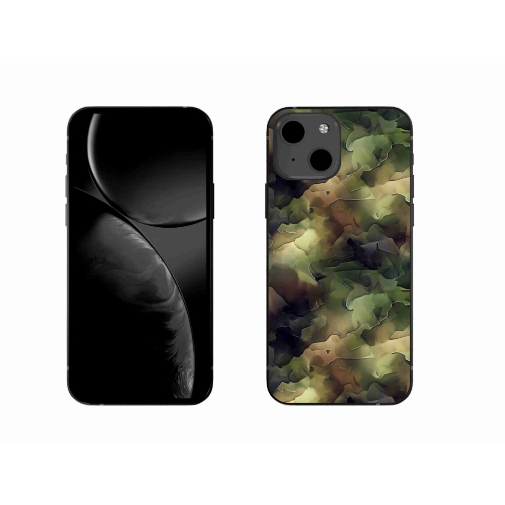 Zselés borítás mmCase iPhone 13 6.1 készülékhez - terepszínű minta 10