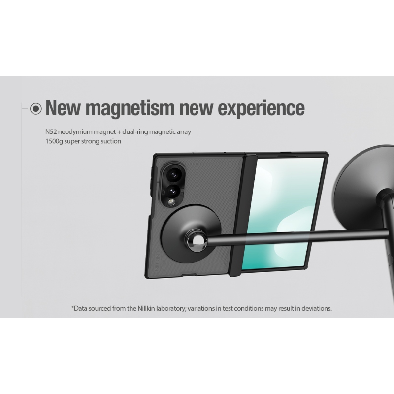 Nillkin Super Frosted FOLD mágneses hátlap a Samsung Galaxy Z Fold 8-hoz, fekete