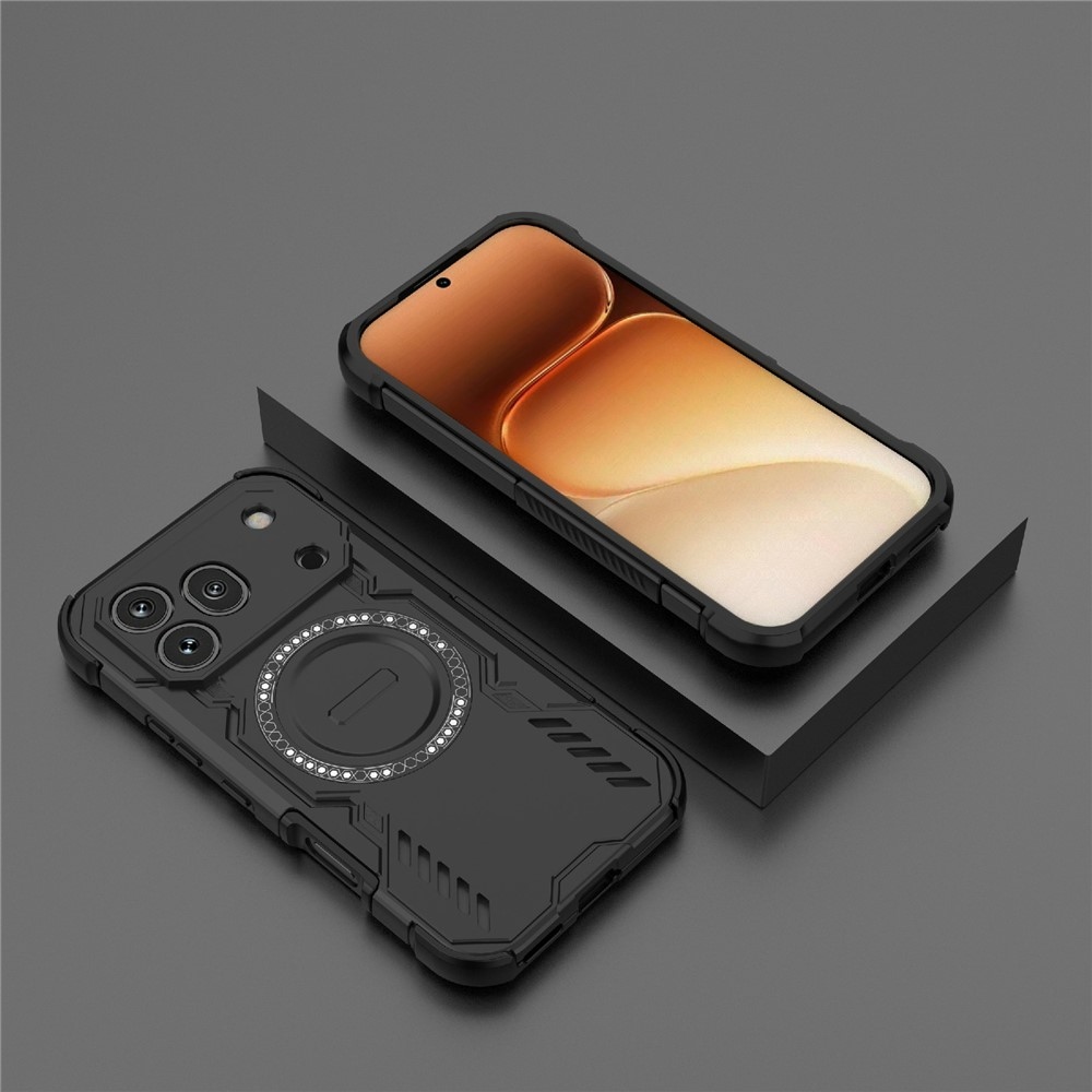 Üreges, tartós burkolat MagSafe-vel a Honor 600 Pro 5G készülékhez - fekete
