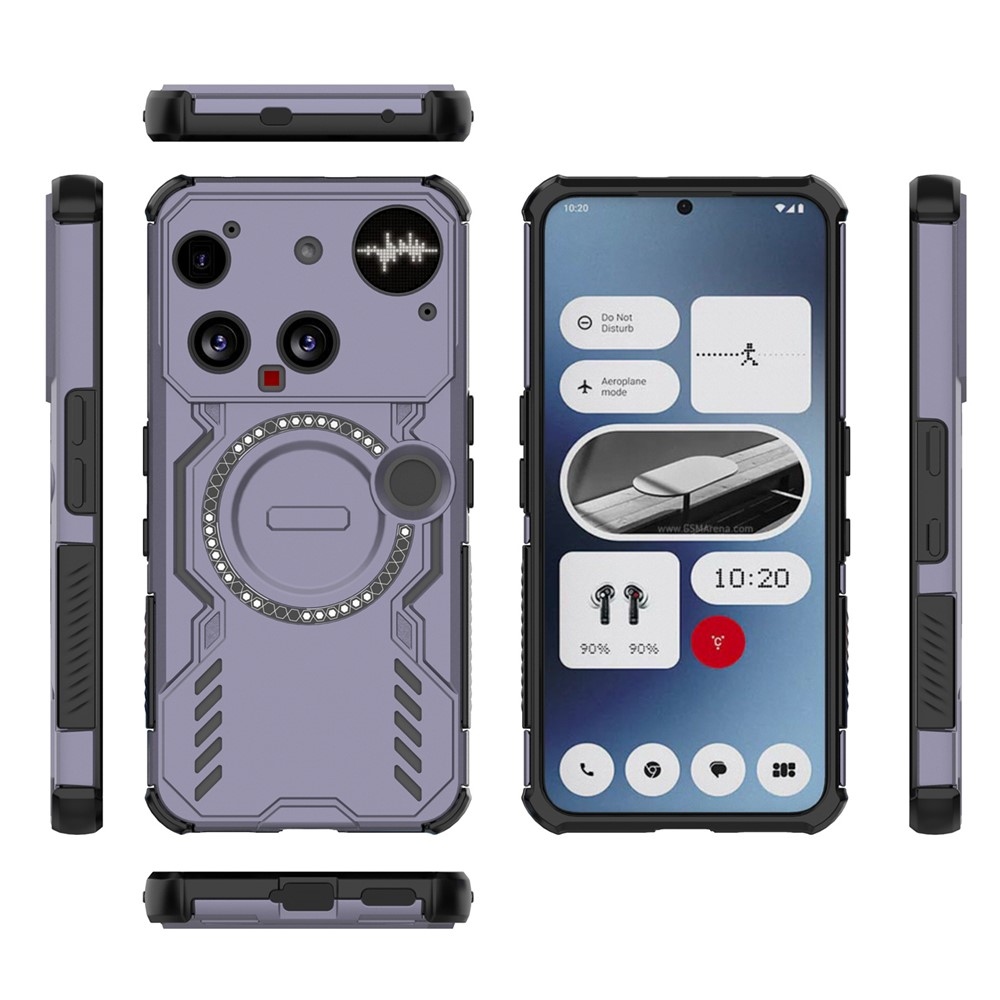 Üreges, tartós védőburkolat MagSafe for Nothing Phone (3) 5G - lila