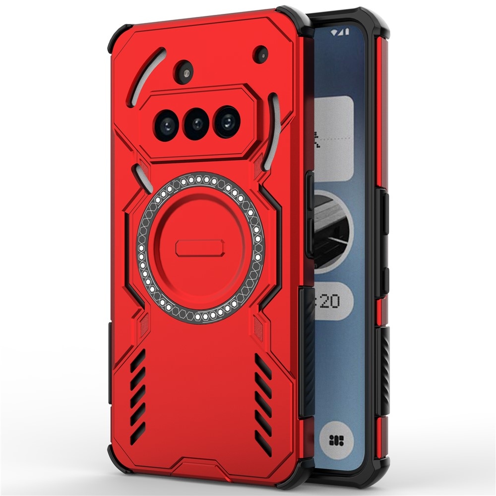 Üreges, tartós védőburkolat MagSafe for Nothing Phone (3a) - piros