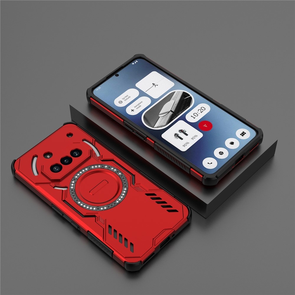 Üreges, tartós védőburkolat MagSafe for Nothing Phone (3a) - piros